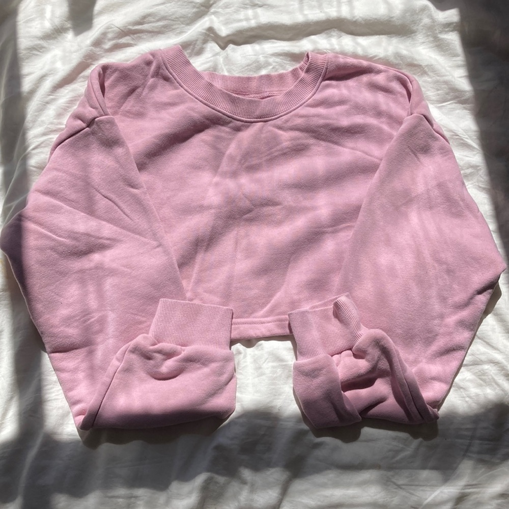 Cropped Pink Sweater